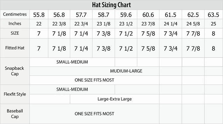 8 sizechart