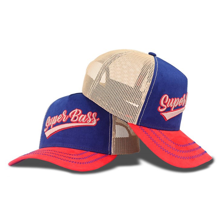 3D Embroidery Suede Trucker Cap