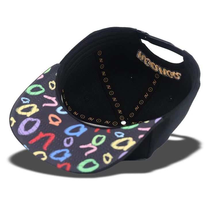 Artistic Copper Coin Pattern Fitted Cap