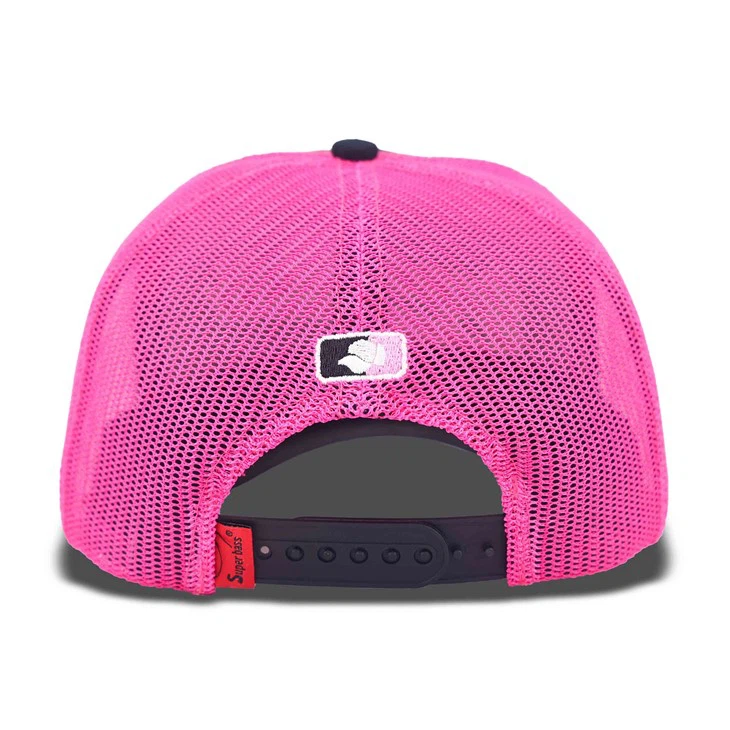 Black And Rose Pink Colorway Trucker Cap