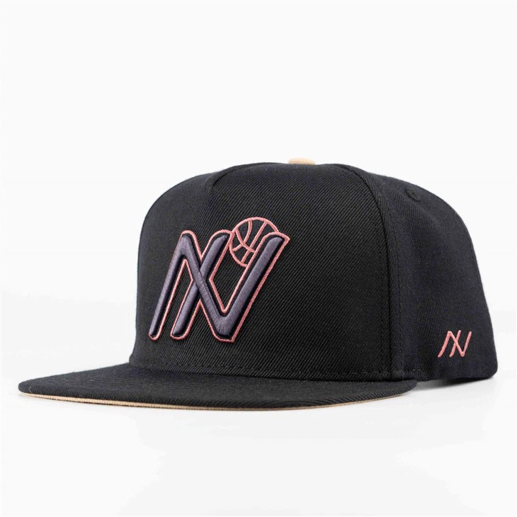 Creative Logo Black Snapback Cap