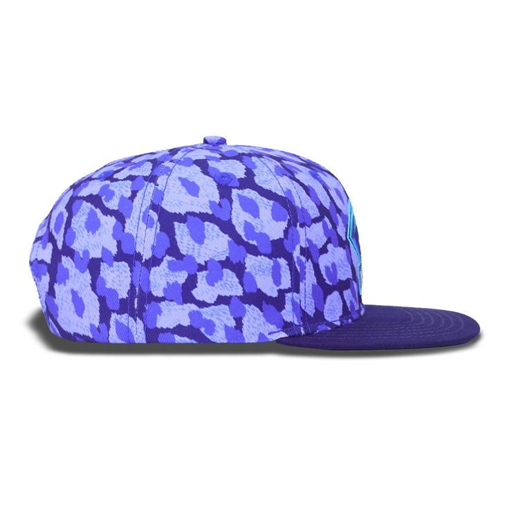 Exquisite Purple Version Eagle Embroidery Snapback Cap