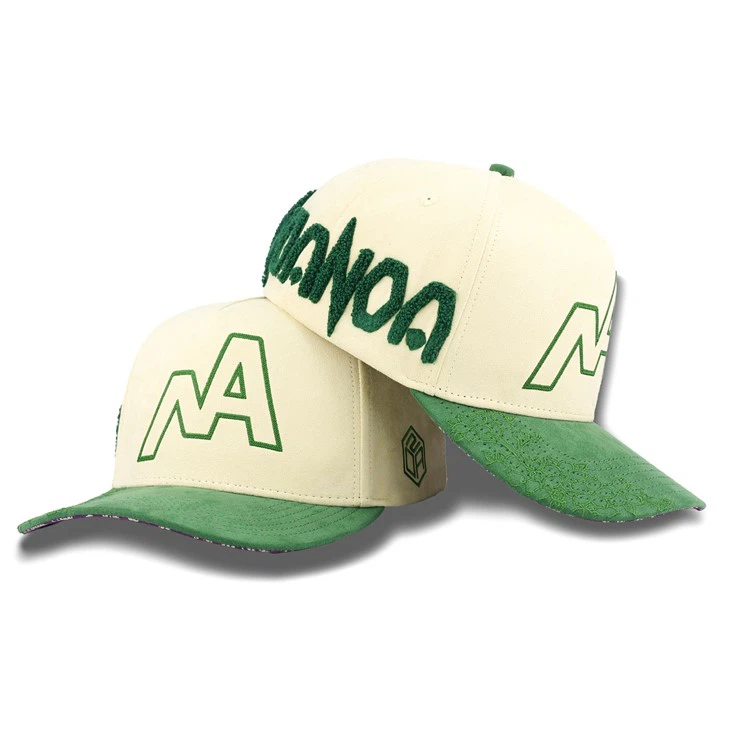 Green Towel Embroidery Baseball Cap