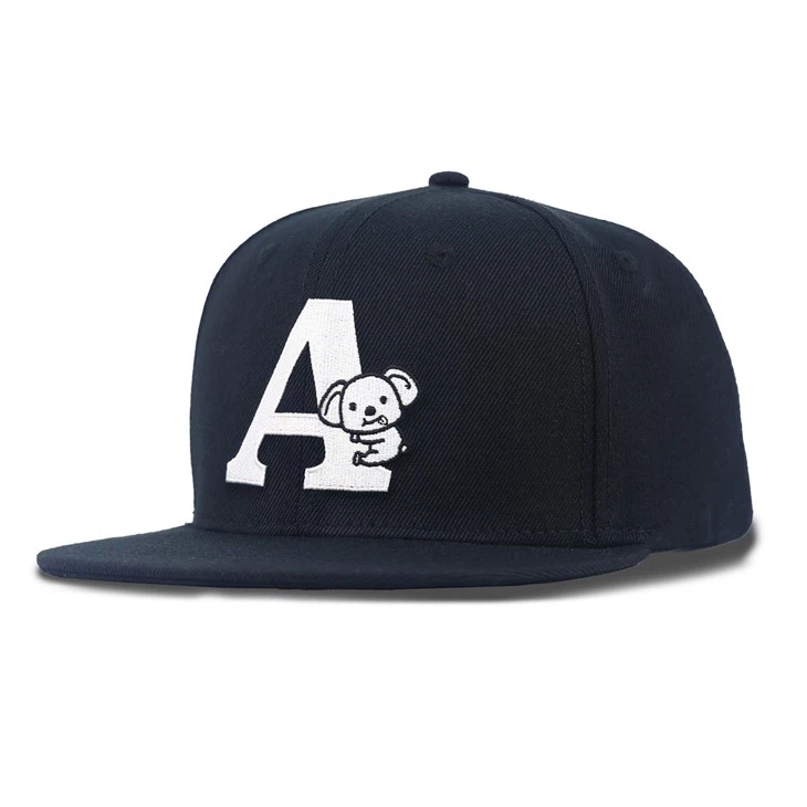 Koala Embroidery Pattern Snapback Cap