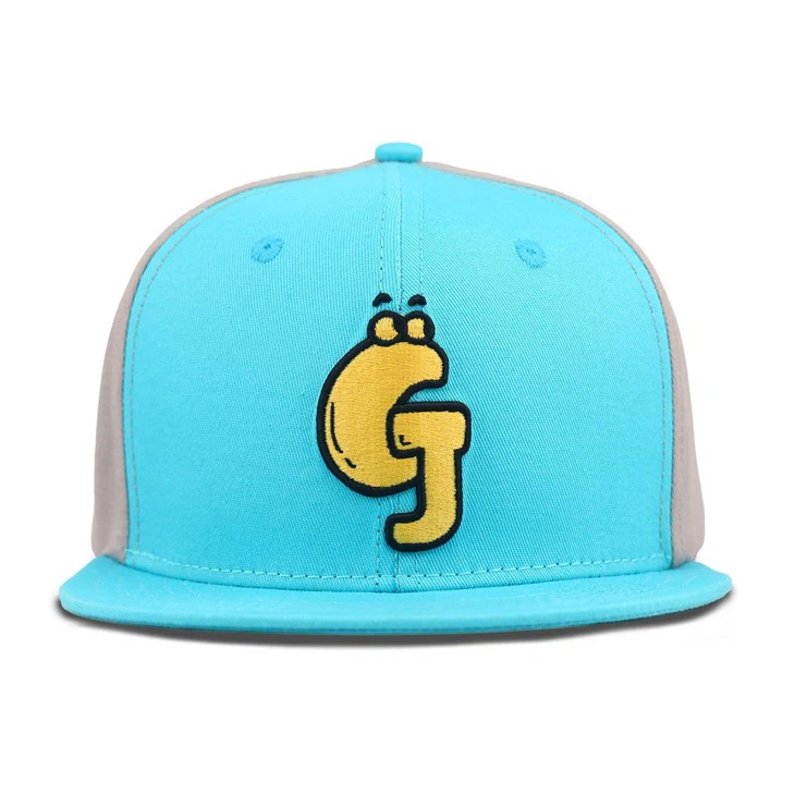 Lake Green Spliced Gray Snapback Cap