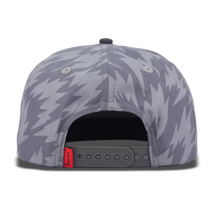 Light Gray Triangular-shaped Rocket Badge Snapback Cap