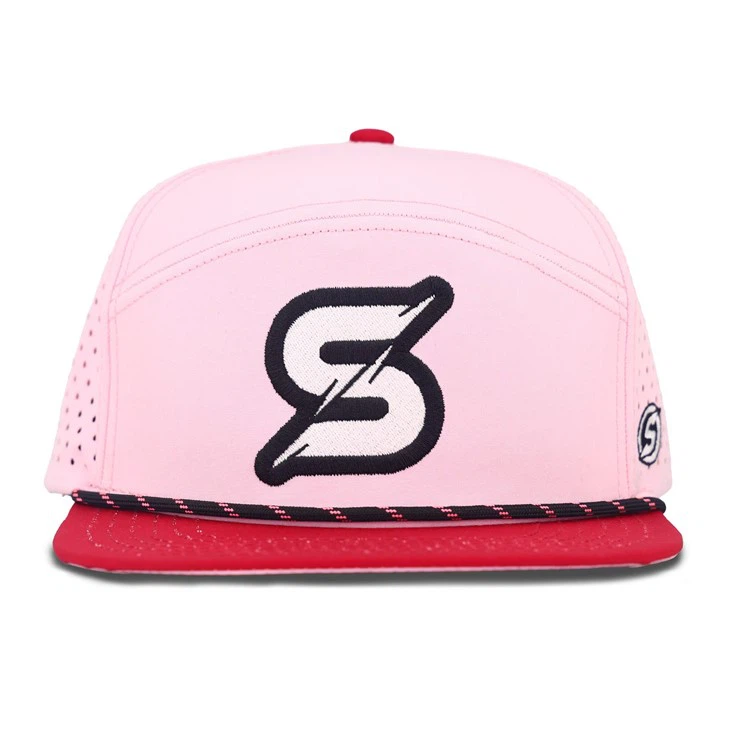 Lightning Shaped Letter S Snapback Cap