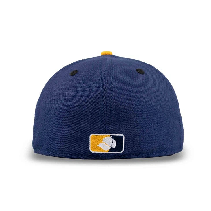 Number 27 Wool Blend Fabric Fitted Cap