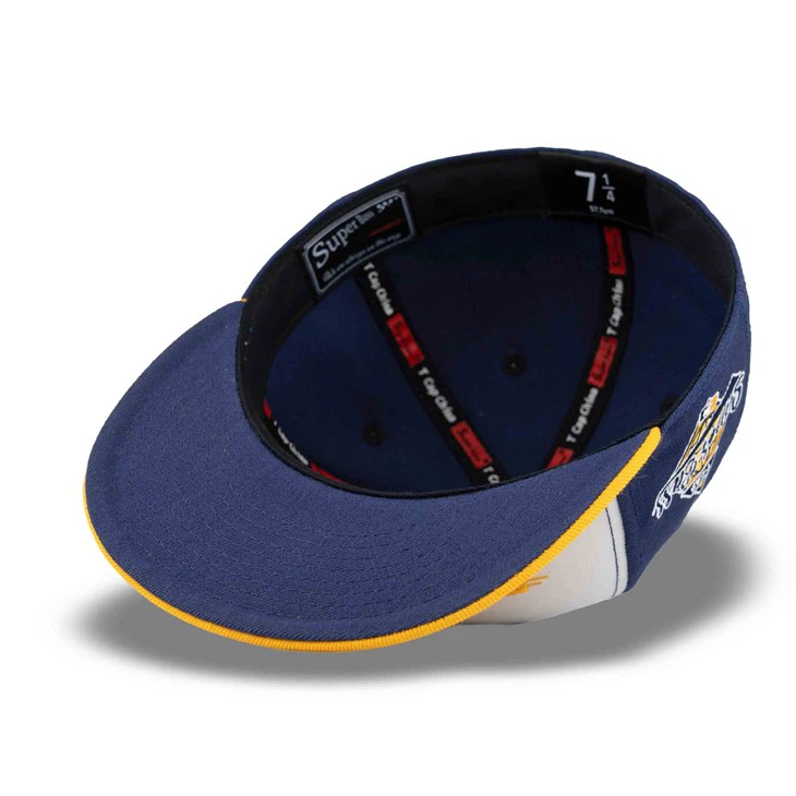 Number 27 Wool Blend Fabric Fitted Cap