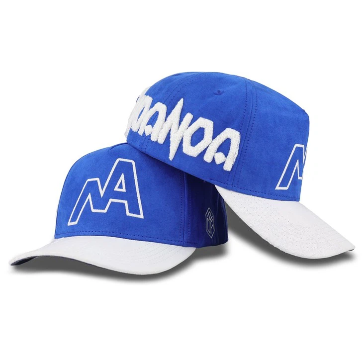 Premium Dark Blue Towel Embroidery Baseball Cap