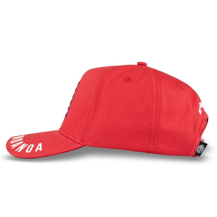 Red National Flag Embroidery Baseball Cap