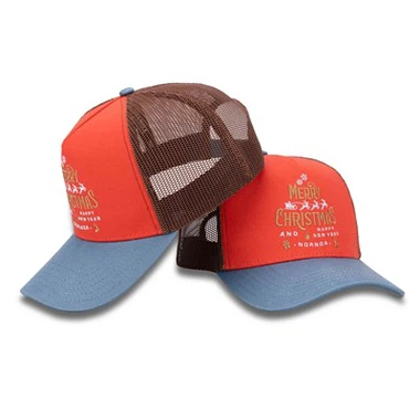 Christmas Embroidery Pattern Trucker Cap