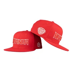 TCAP Custom Fabric Watermelon Red Original Letter Caps Buckle 3D Embroidery Hats