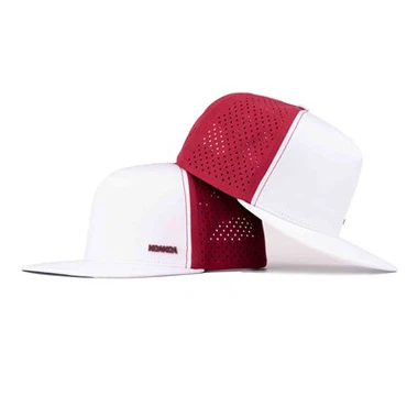 TCAP Custom Flat Brim Metal Patch Cap Golf Snapback Waterproof Hat