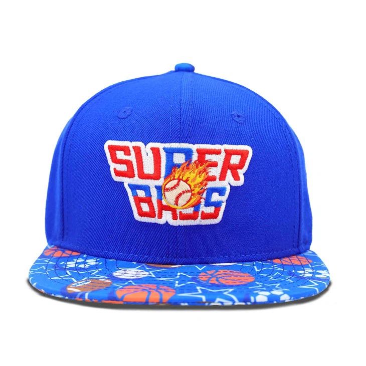 Super Baseball Embroidery Snapback Cap