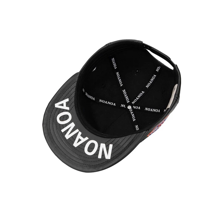 TCAP 5Panel Hat Leather Custom Logo Embroidered Basketball Cap