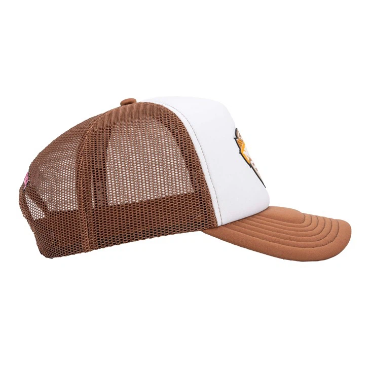 TCAP Custom 5 Panel Foam Trucker Hat Curve Brim Basketball Snapback Cap Hat