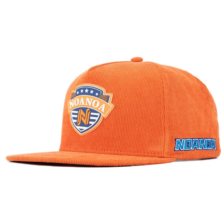 TCAP Custom Corduroy Hat High Crown Basketball 5 Panel Structured Hat