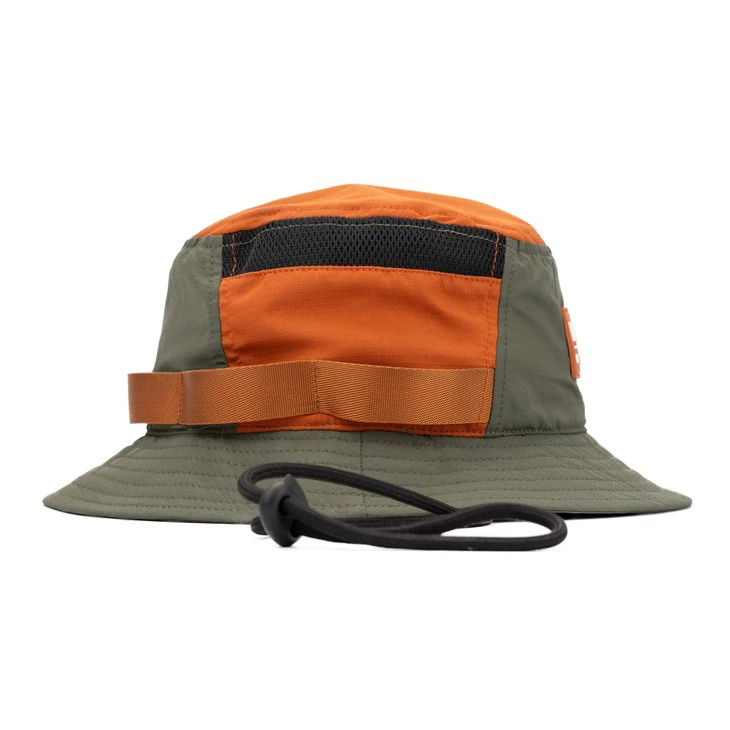 TCAP Custom Quick Dry Polyester PVC Patch Rope Fisherman Bucket Hat