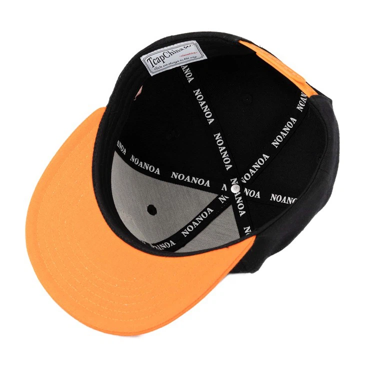 TCAP Custom Wool Blend 6panel Embroidery Flat Brim Women Basketball Cap