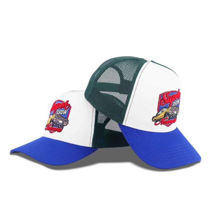 Vintage Car Pattern Trucker Cap