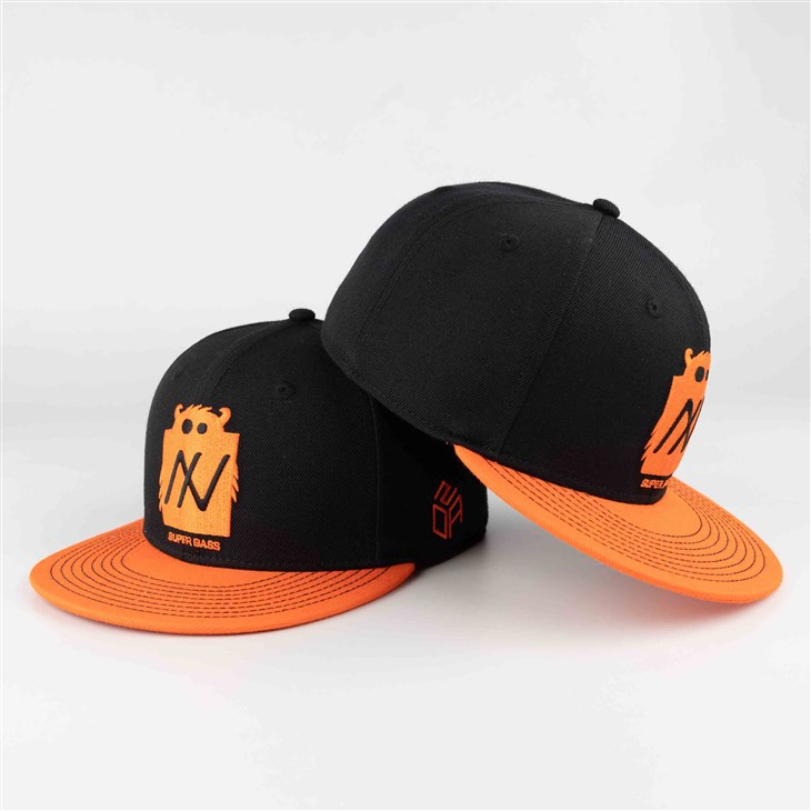 Wool Blend Fabric Fitted Hat