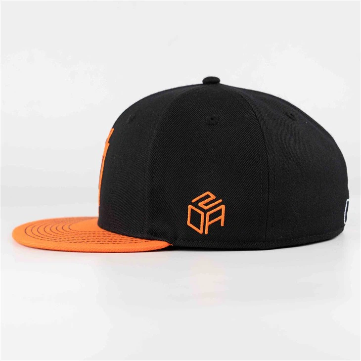 Wool Blend Fabric Fitted Hat