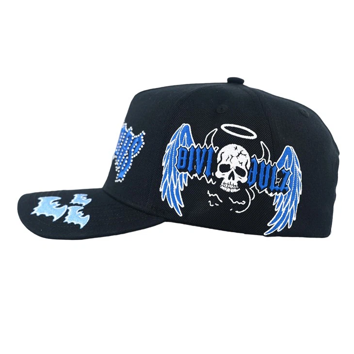 5 Panels Custom 3D Embroidery Caps A Frame Baseball Hats best