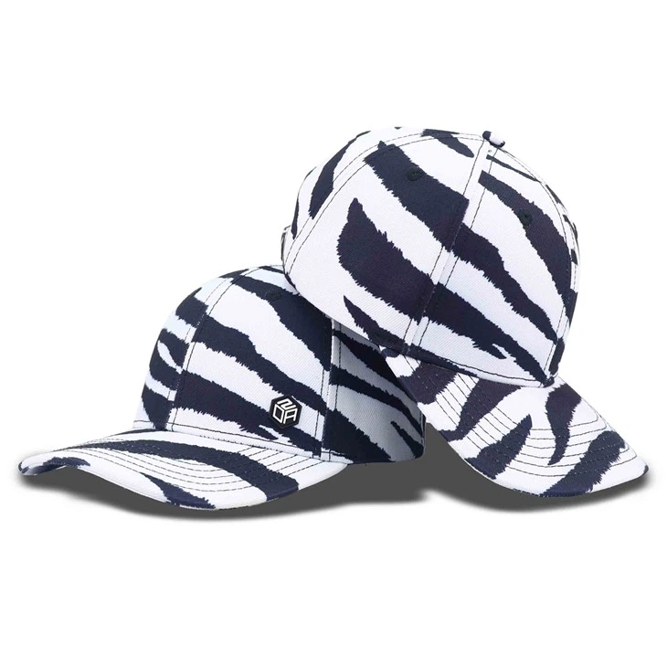 Black And White Tiger Stripe Dad Hat