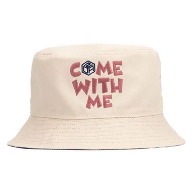 TCAP Custom Cotton Embroidered Logo Sublimation Reversible Bucket Hat