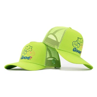 TCAP Customized Twill Cotton Fabric Flat Embroidery High Profile 5Panel Mesh Trucker Cap